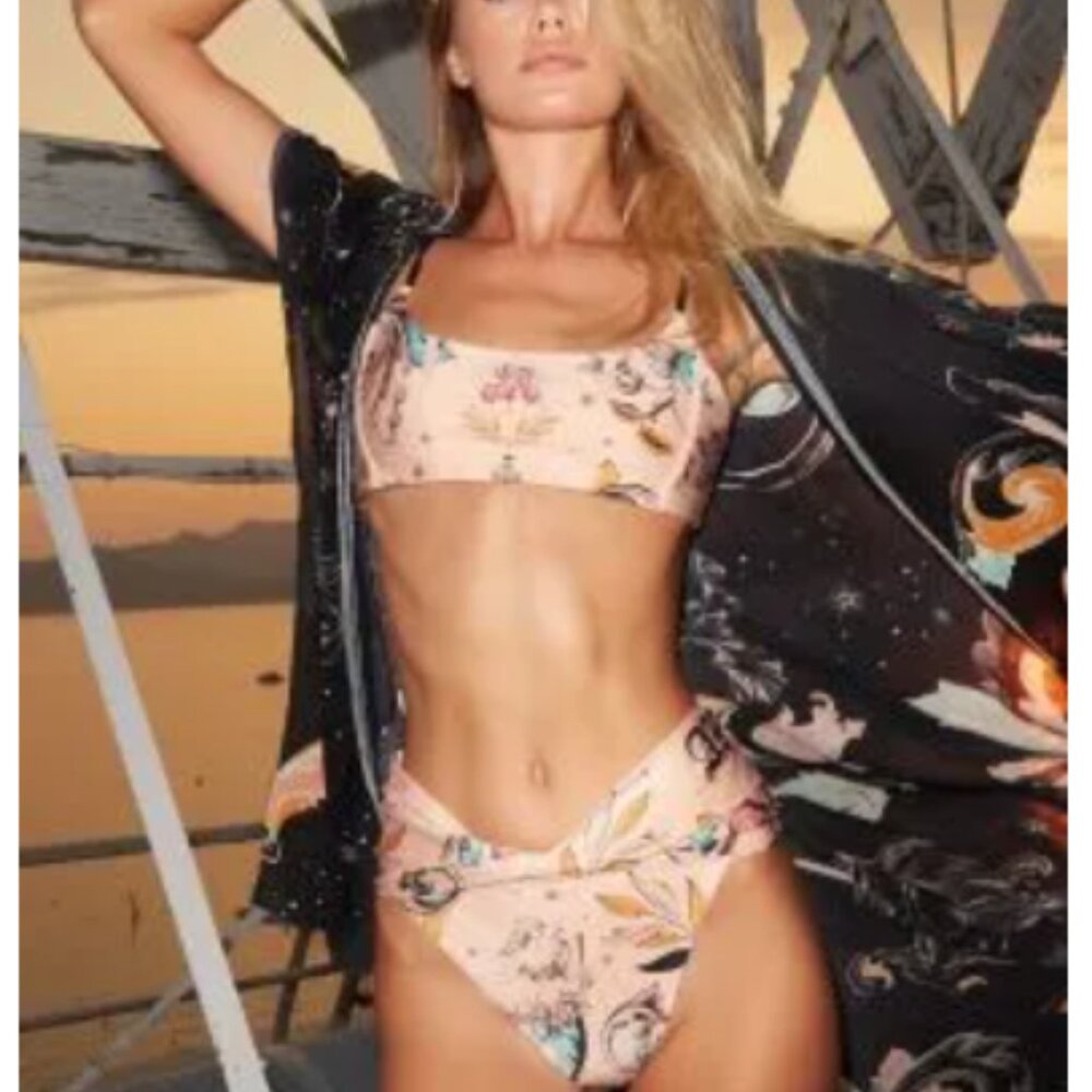 Agua Bendita Mare Bikini Set Genoveva L EUC, Lily XL NWT